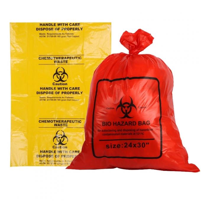 LDPE / HDPE Plastic Biomedical Waste Disposal Bags