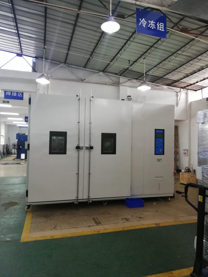 Heating Up -40°C ~ +100°C Walk In Environmental Chamber Display LCD 0