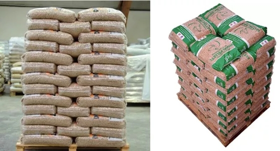 15Kg Plastic Packs Wooden Pellets For Pressed Natural Solid Fuel