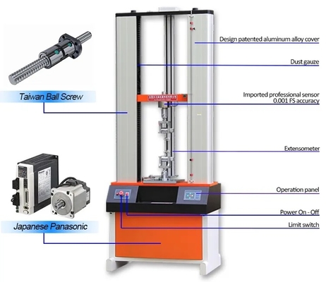Computer Tensile Strength Tester , Universal Tensile Tester For Machine Industry