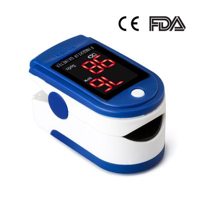 Safe 58*32*33.2mm 1060hPa Pulse Oximeter With Heart Rate Monitor Dual Color OLED