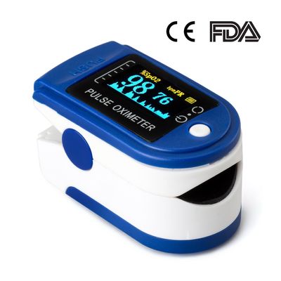 Portable 128*64 ABS Fingertip Pulse Oximeter Home Pulse Rate Monitor Oled Display