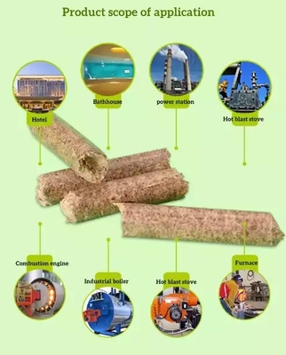 BBQ Biomass Wood Pellets Smokeless High Calorific Value Briquette Compressed