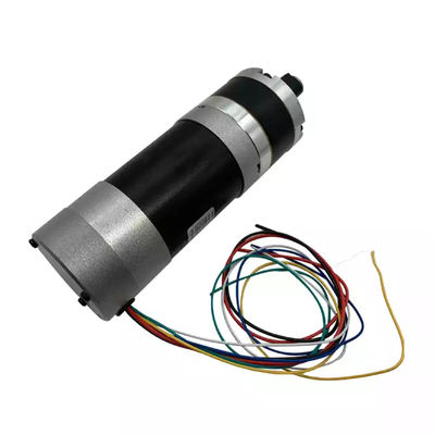 12v 24v 36v 48v Brushless DC Planetary Gear Motor Bevel Gear Low Noise 57MM