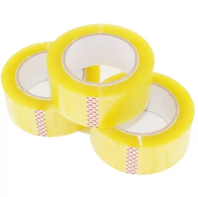 Custom Logo Acrylic Clear Packing Tape , OEM Adhesive Clear Tape