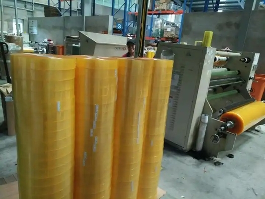 Custom Logo Acrylic Clear Packing Tape , OEM Adhesive Clear Tape