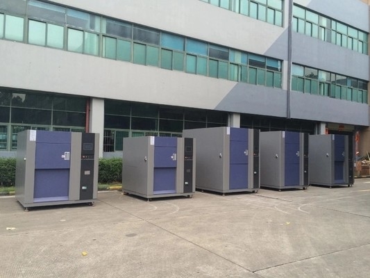 Two Zones Air Type Hot And Cold Impact Test Chamber 220V 50Hz