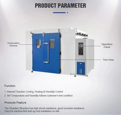 220/380V Walk In High And Low Temperature Wet And Hot Laboratory OEM