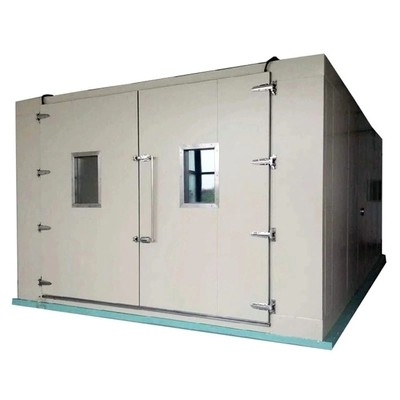 Heating Up -40°C ~ +100°C Walk In Environmental Chamber Display LCD