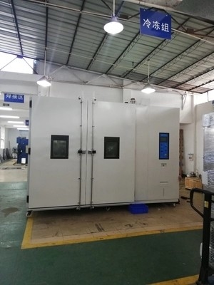 Heating Up -40°C ~ +100°C Walk In Environmental Chamber Display LCD