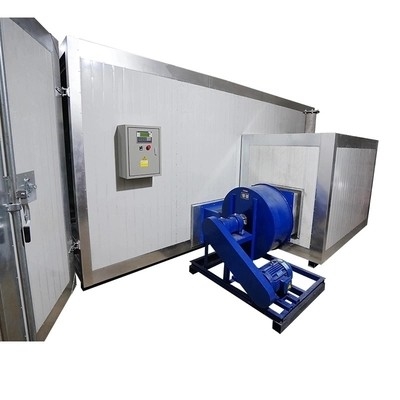Curing Industrial Powder Coating Oven With Overhead Conveyor Track