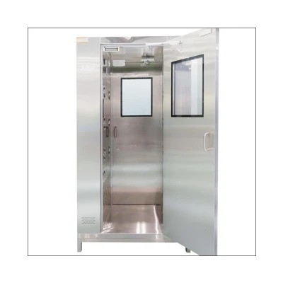 Automatic Push Door Stainless Steel Air Shower With Air Interlocking System