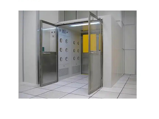 Automatic Double Door Cargo Shower Channel Air Shower Room Rotary Nozzle