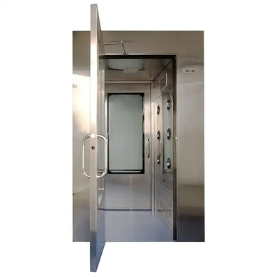 Clean Entrance Of Dust Free Workshop Clean Air Shower With Automatic Door