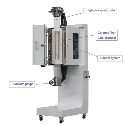 1600℃ Vertical Tube Furnace Is Used For Heat Treatment Of Semiconductor Materials