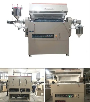 CE Certified 1200℃ High Temperature Rotary Tube Furnace Can Be Tilted At Any Angle