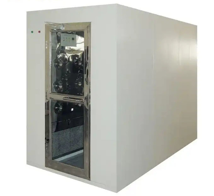 Automatic Blow Cleanroom Air Shower , Air Shower Room With Interlock Swing Door