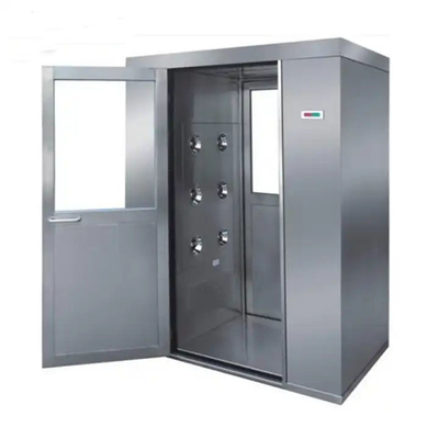 Automatic Blow Cleanroom Air Shower , Air Shower Room With Interlock Swing Door