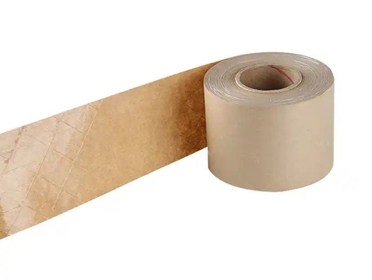 Brown Water Activated Kraft Paper Tape Can Be Customized And Anti Static
