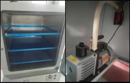 High Temperature Vacuum Bake-Out Used For Drying And Heating Laboratory Objects