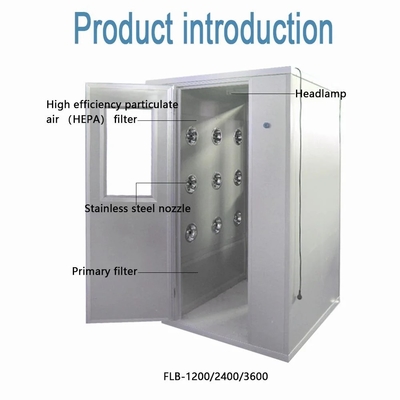Automatic Sliding Door Cleaning Equipment Air Shower Room Efficient Cleaning