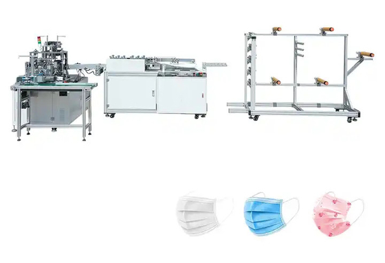 Medical Disposable Mask Making Machine  With Three-Layer Non-Woven Fabric