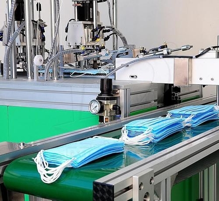 Production Line Of Disposable Three-Layer Mask Manufacturing Machine