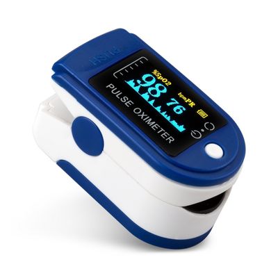 1.5V*2 FCC Rohs Fingertip Pulse Oximeter Digital Tube Home Oxygen Saturation Monitor