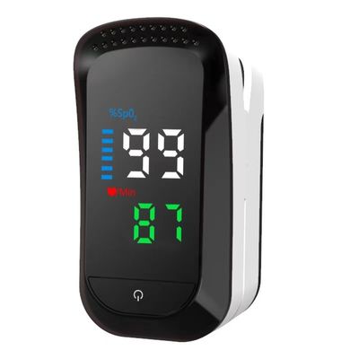 1.5V*2 49.5g Fingertip Pulse Oximeter ABS Heart Rate Monitor Finger Clip