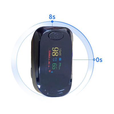 1.5V*2 49.5g Fingertip Pulse Oximeter ABS Heart Rate Monitor Finger Clip