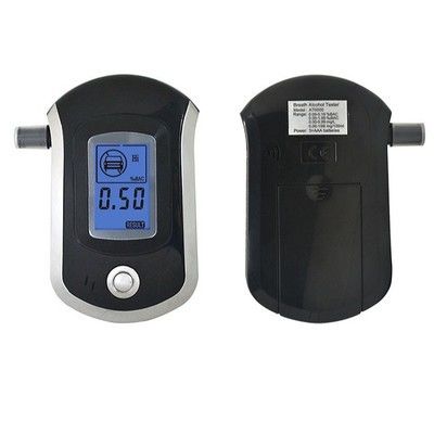 MCU Control Digital Breathalyer Acohol Tester With Mouthpiece