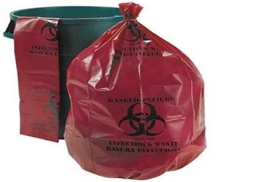 PE Biohazard Autoclavable Bags For Hospital Waste